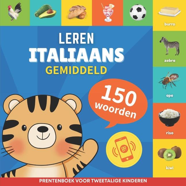 Knjiga Leer Italiaans - 150 woorden met uitspraken - Gemiddeld GnB