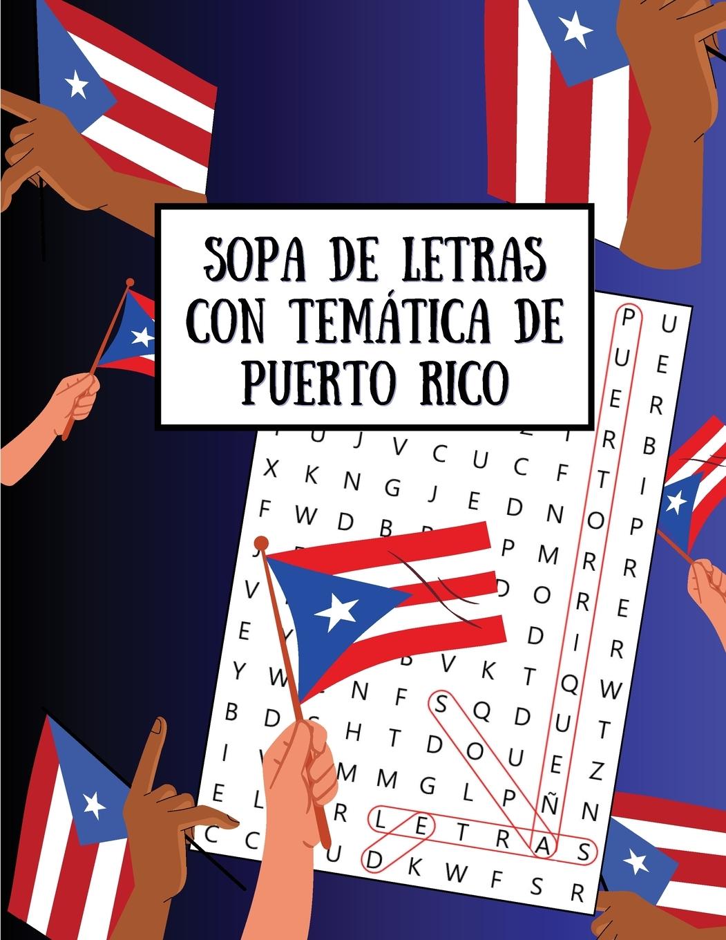 Könyv Sopa de Letras con Temática de Puerto Rico 