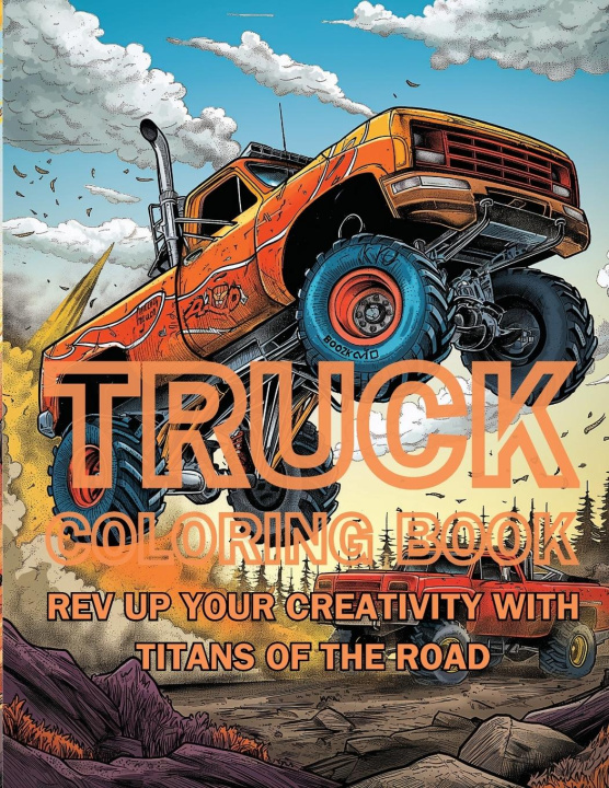 Knjiga Truck Coloring Book Emma Dreamweaver