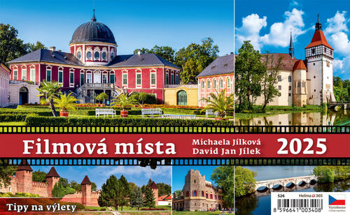 Calendar/Diary Filmová místa 2025 - stolní kalendář 