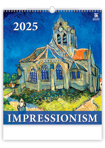 Calendar/Diary Impressionism 2025 - nástěnný kalendář 