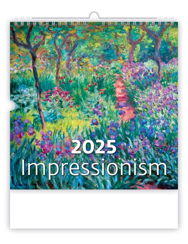 Calendar/Diary Impressionism 2025 - nástěnný kalendář 