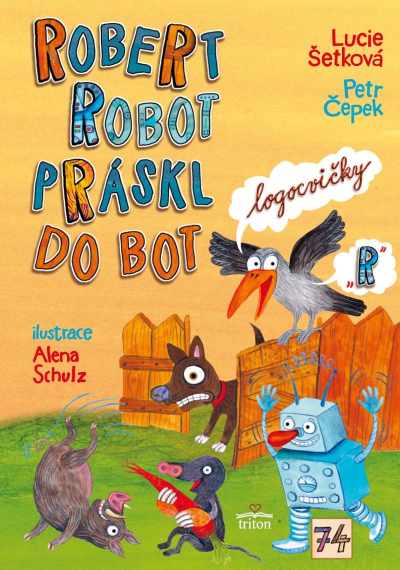 Kniha Robert robot práskl do bot Petr Čepek