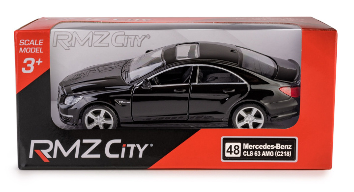 Carte RMZ City Mercedes Benz CLS 63 AMG czarny w skali 1:32 