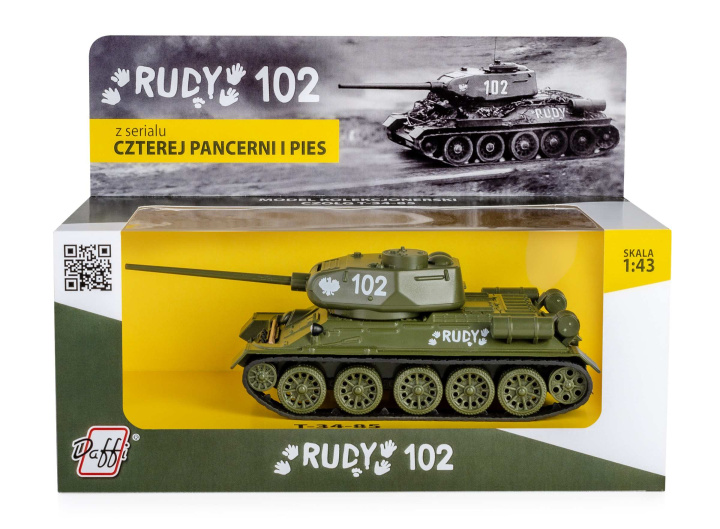 Libro Czołg RUDY 102 w skali 1:43 