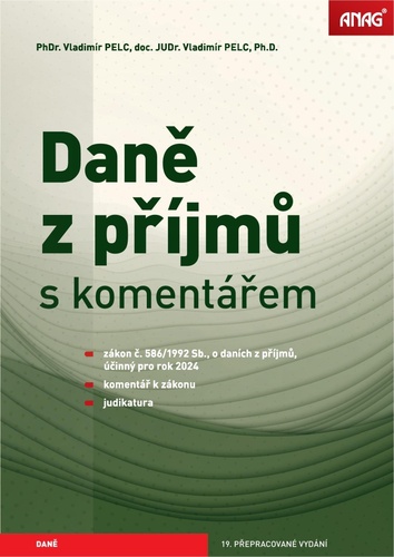 Buch Daně z příjmů s komentářem 2024 Vladimír Pelc