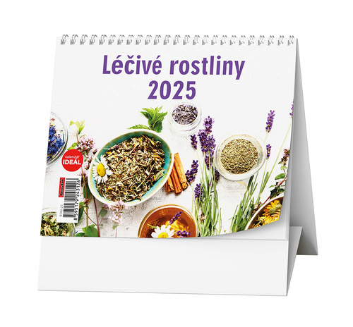 Calendario/Agenda Léčivé rostliny 2025 - stolní kalendář 