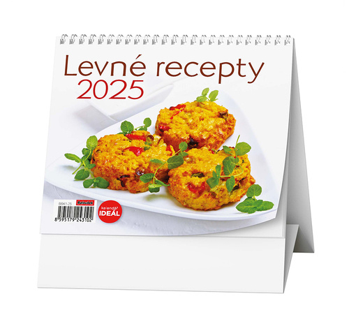 Календар/тефтер Levné recepty 2025 - stolní kalendář 