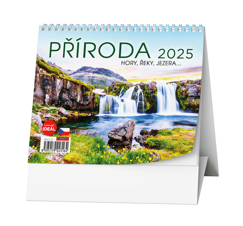 Calendar / Agendă Příroda 2025 - stolní kalendář 