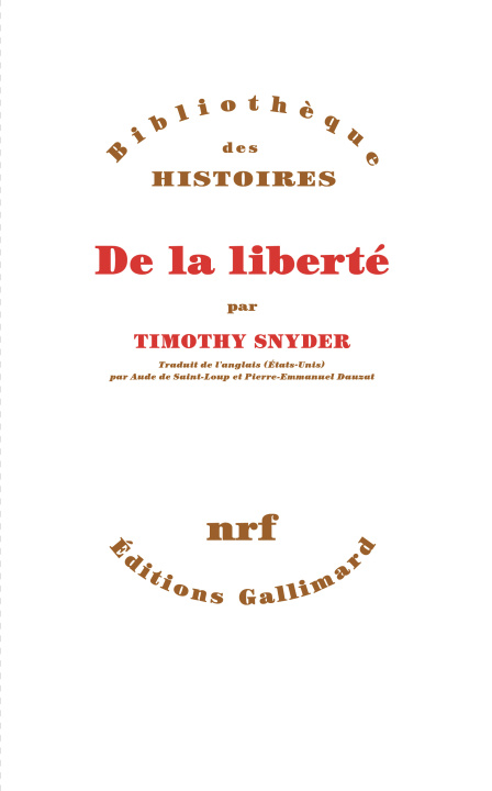 Libro ON FREEDOM Timothy Snyder