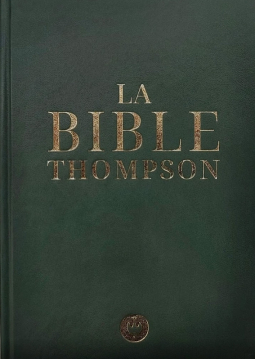 Knjiga Bible Thompson, Version Colombe, rigide, verte, onglets 