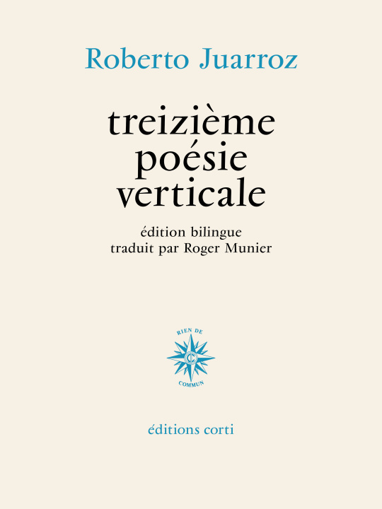 Buch Treizième poésie verticale Juarroz