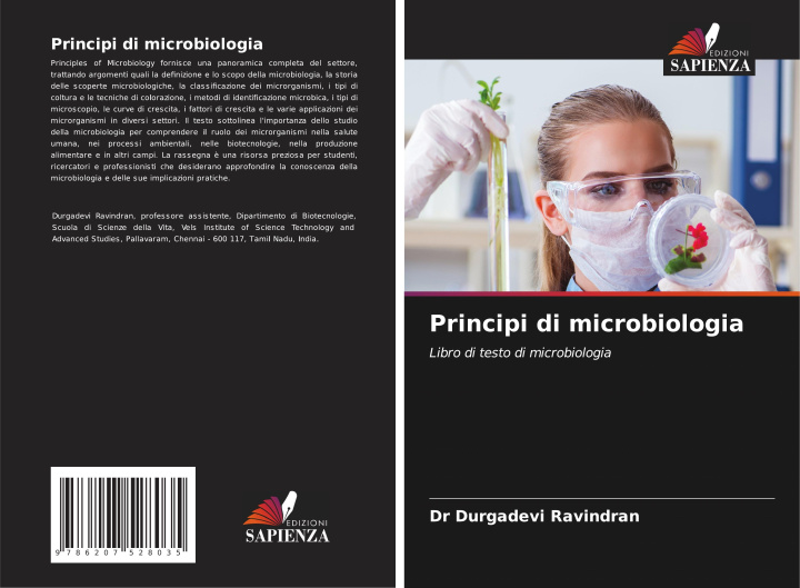 Knjiga Principi di microbiologia Dr Durgadevi Ravindran