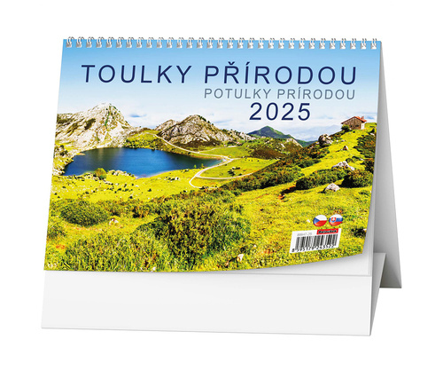 Calendar/Diary Toulky přírodou 2025 - stolní kalendář 