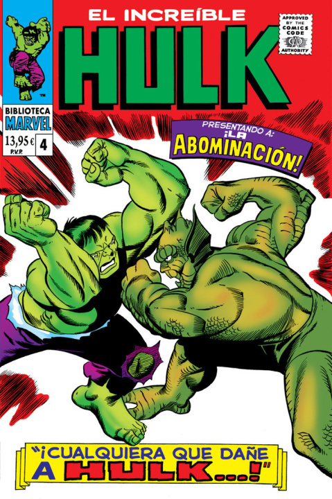 Książka BIBM56 EL INCREIBLE HULK 4 1966-67 JACK KIRBY