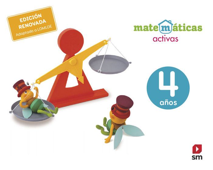 Knjiga MATEMATICAS ACTIVAS. 4 AÑOS BERNABEU RUIZ