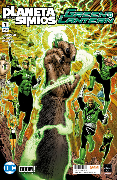 Kniha Green Lantern/El Planeta de los Simios núm. 01 (de 6) JORDAN