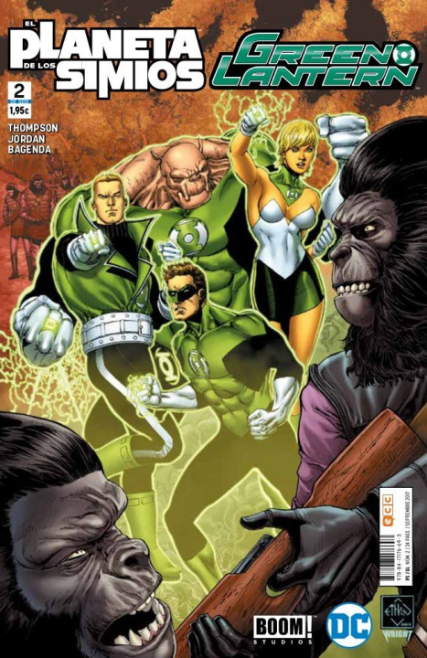 Kniha Green Lantern/El Planeta de los Simios núm. 02 (de 6) JORDAN