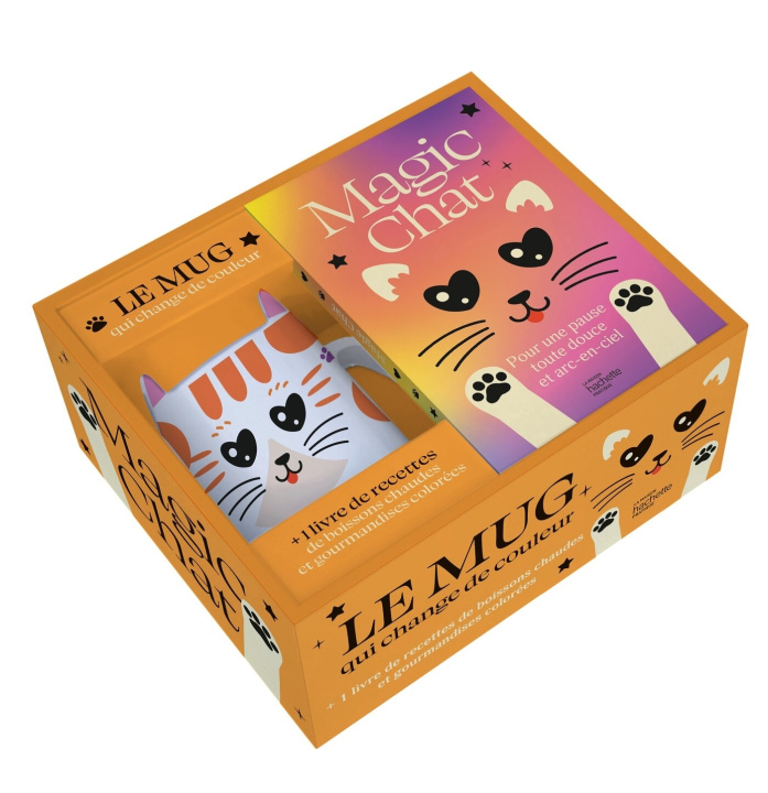 Knjiga COFFRET Mug Magique Chat 