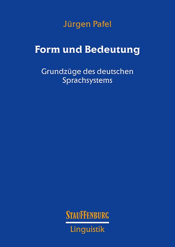Kniha Form und Bedeutung Jürgen Pafel