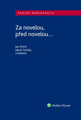 Book Za novelou, před novelou... Jan Pichrt