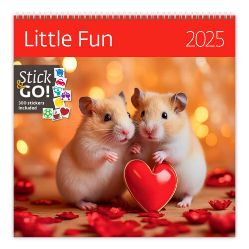 Calendario/Agenda Little Fun 2025 - nástěnný kalendář 