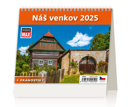 Kalender/Terminbuch Náš venkov 2025 - stolní kalendář 