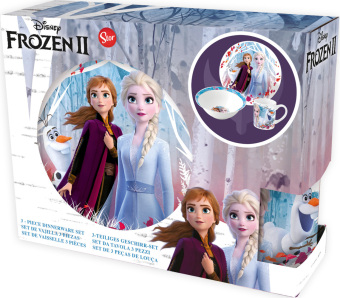 Spiel/Spielzeug Frozen 3tlg Keramikset 