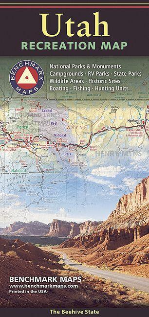 Materiale tipărite Utah Recreation Map Benchmark Maps