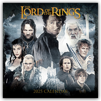 Naptár/Határidőnapló Lord of the Rings - Der Herr der Ringe 2025 - Wandkalender 