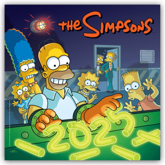 Naptár/Határidőnapló The Simpsons - Die Simpsons 2025 - Wandkalender 