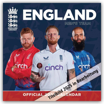Kalendář/Diář Cricket England 2025 - Wandkalender 