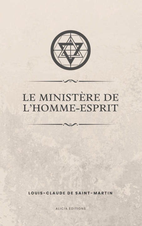 Livro Le minist?re de l'Homme-Esprit Louis-Claude de Saint-Martin