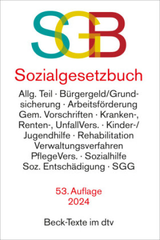 Carte Sozialgesetzbuch mit Sozialgerichtsgesetz 