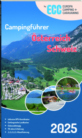 Kniha ECC Campingführer Österreich / Schweiz 2025 