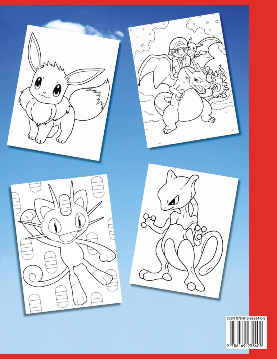 Livre Pokémon Coloring Book 