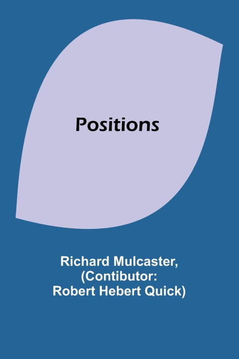 Buch Positions Richard Mulcaster