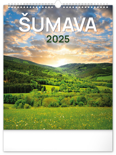 Kalendar/Rokovnik Šumava 2025 - nástěnný kalendář 