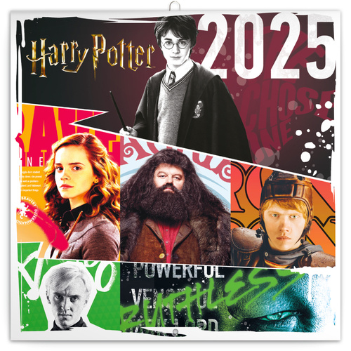 Calendario/Agenda Harry Potter 2025 - nástěnný kalendář 