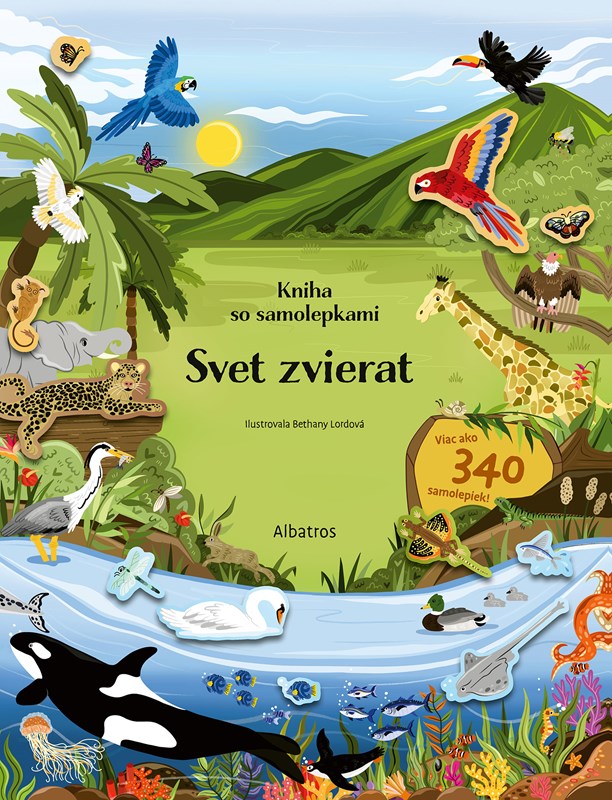 Book Kniha so samolepkami - Svet zvierat Joli Hannah