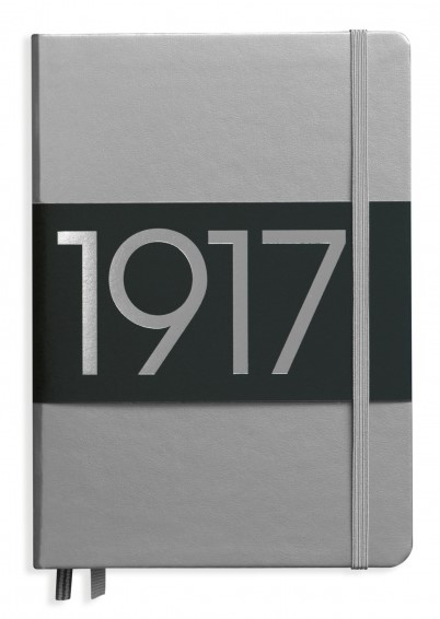 Buch Zápisník Leuchtturm1917 - notebook A5-linkovaný-stříbrný LEUCHTTURM1917