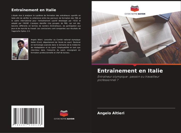 Kniha Entraînement en Italie Angelo Altieri