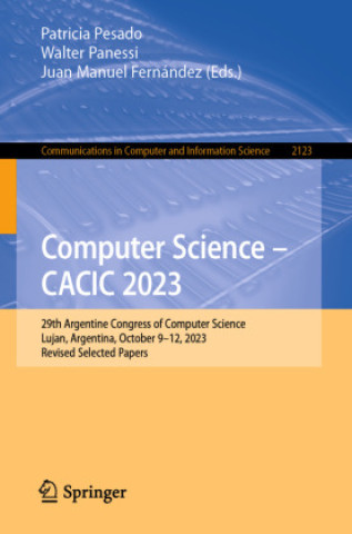 Book Computer Science - CACIC 2023 Patricia Pesado