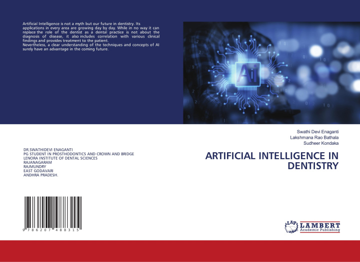 Libro ARTIFICIAL INTELLIGENCE IN DENTISTRY Swathi Devi Enaganti