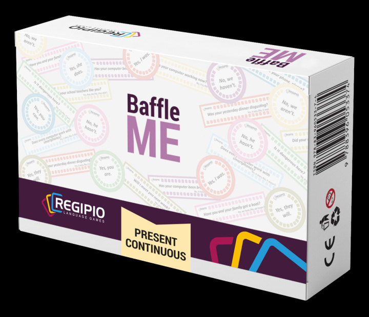 Gioco/giocattolo Game Baffle me Present Continuous 
