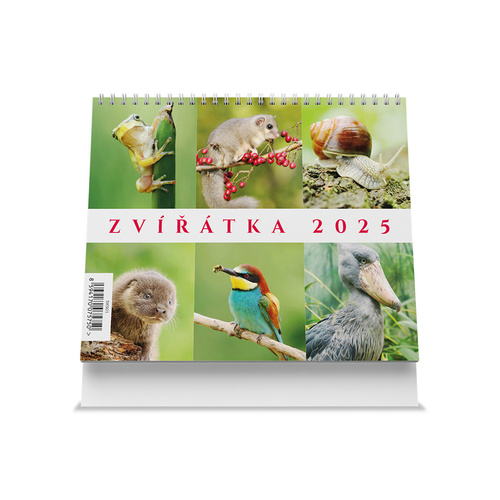 Calendar/Diary Zvířátka 2025 - stolní kalendář 