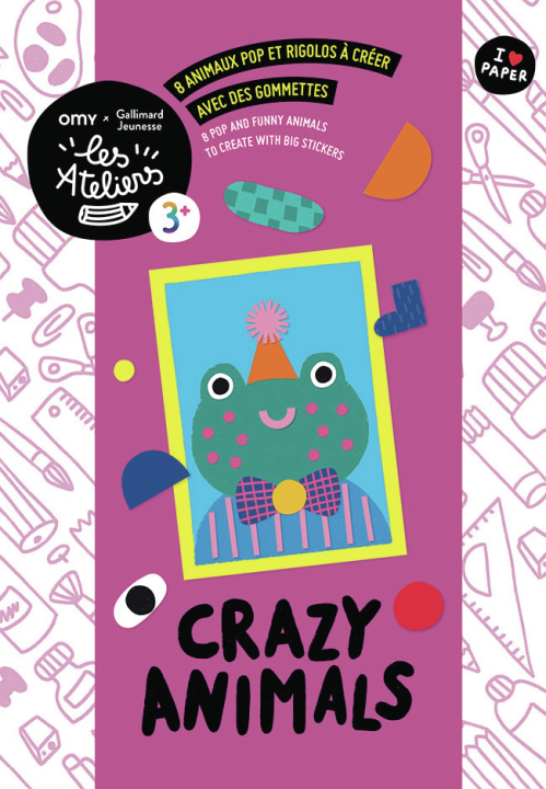 Igra/Igrača CRAZY ANIMALS COLLECTIFS JEUNESSE