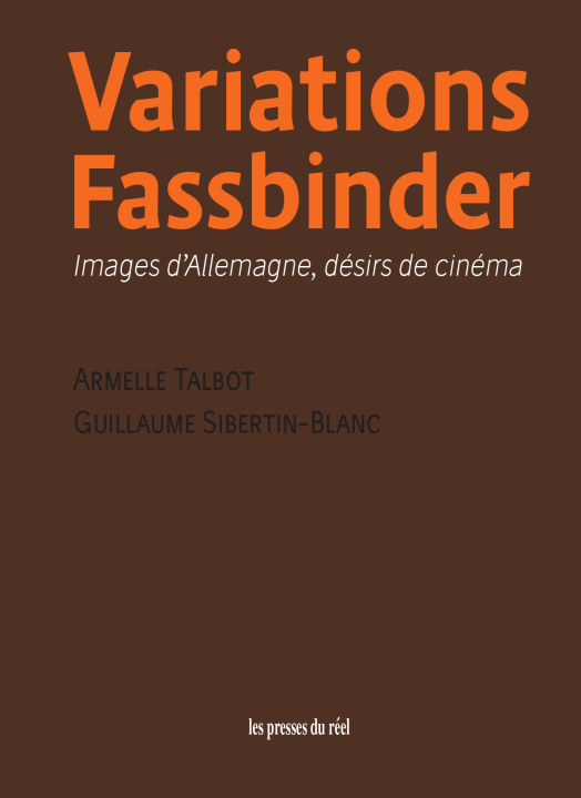 Knjiga Variations Fassbinder Talbot