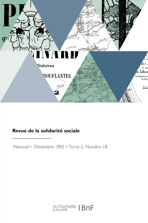 Buch Revue de la solidarité sociale 
