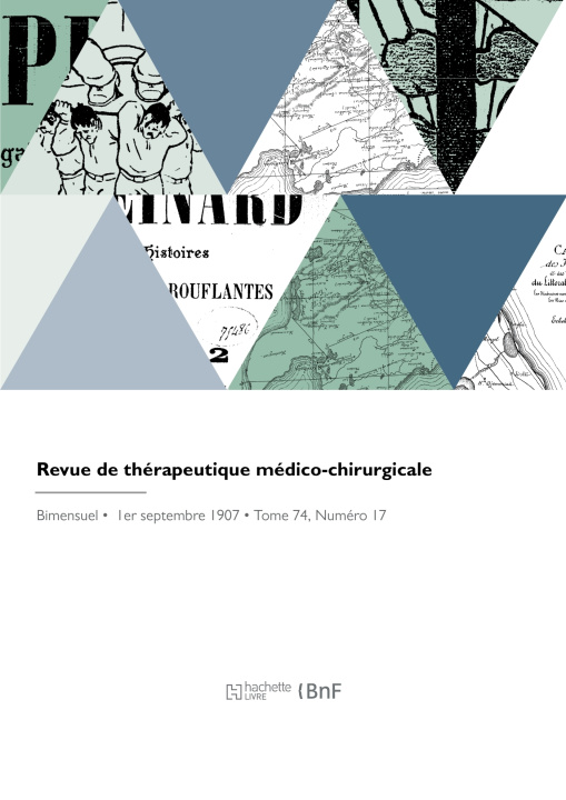 Carte Revue de thérapeutique médico-chirurgicale François Blondel